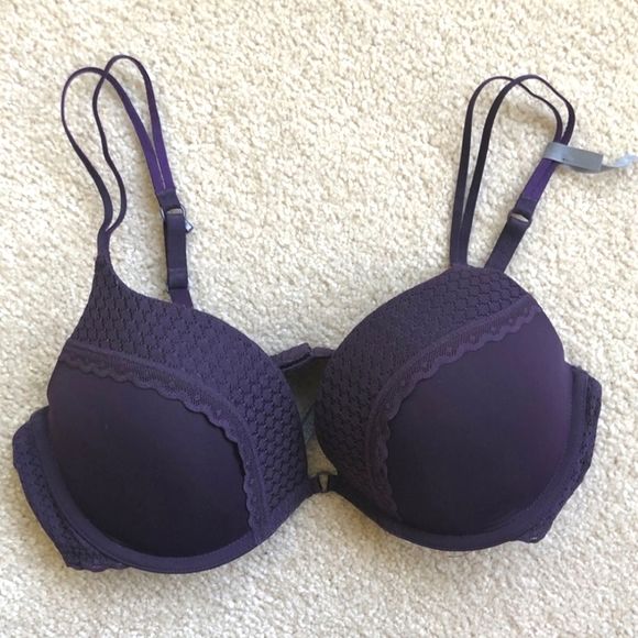 Aerie Charley Deep Purple Push-up Bra - Picture 7 of 9